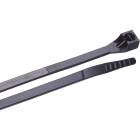 Gardner Bender 8 In. x 0.17 In. Black Nylon Ultra Violet Mounting Cable Tie (25-Pack) Image 1