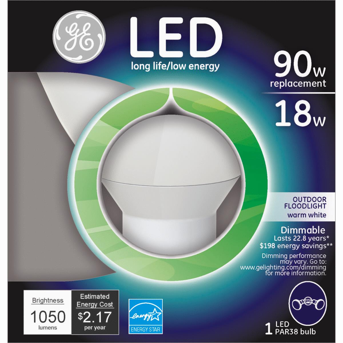 18W DIMMABLE PAR38 BULB