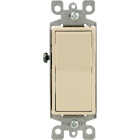 Leviton Decora Commercial Grade 20 Amp Rocker Single Pole Switch, Ivory Image 1