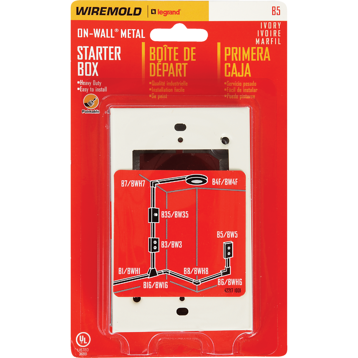 Wiremold Ivory Starter Box Image 2