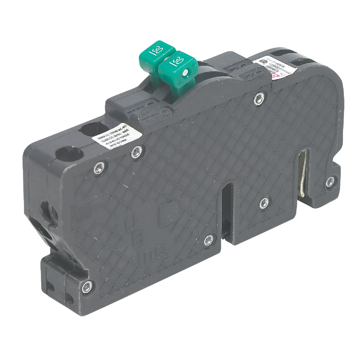 Connecticut Electric 20A/20A Twin Single-Pole Standard Trip Packaged Replacement Circuit Breaker For Zinsco