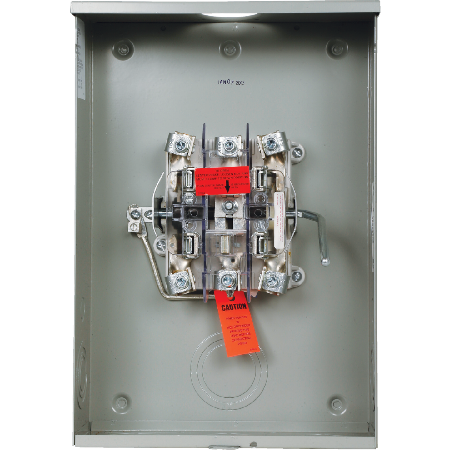 Eaton 200A 600V Meter Socket with Lever Bypass Image 1
