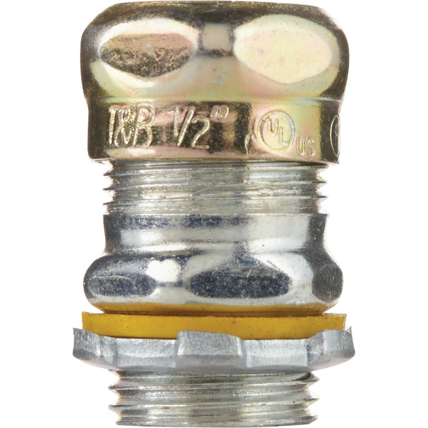 Halex 1/2 In. Compression Raintight EMT Conduit Connector (5-Pack) Image 1