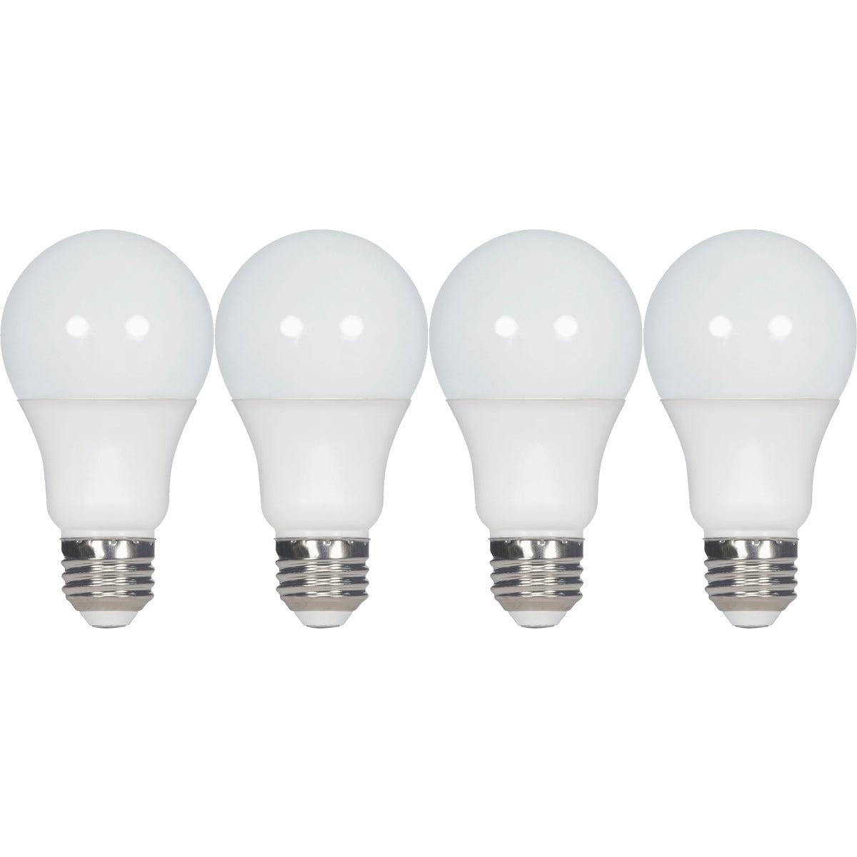 Satco 60W Equivalent Warm White A19 Medium LED Light Bulb (4-Pack) Image 4
