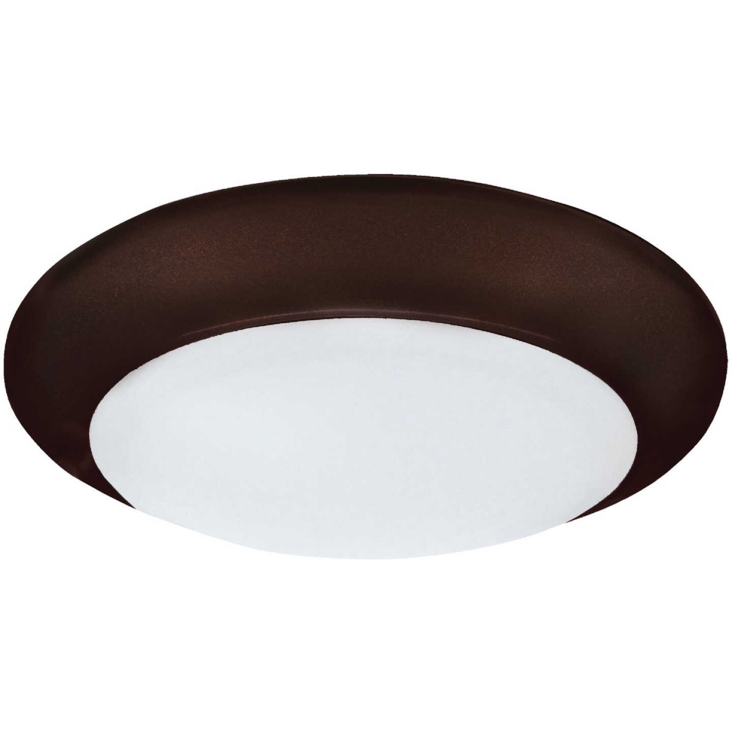 Canarm 6 In. Oil Rubbed Bronze LED Disc Flush Mount Light Fixture Image 1