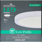 Canarm 11 In. White LED Round Disc Flush Mount Light Fixture Image 2