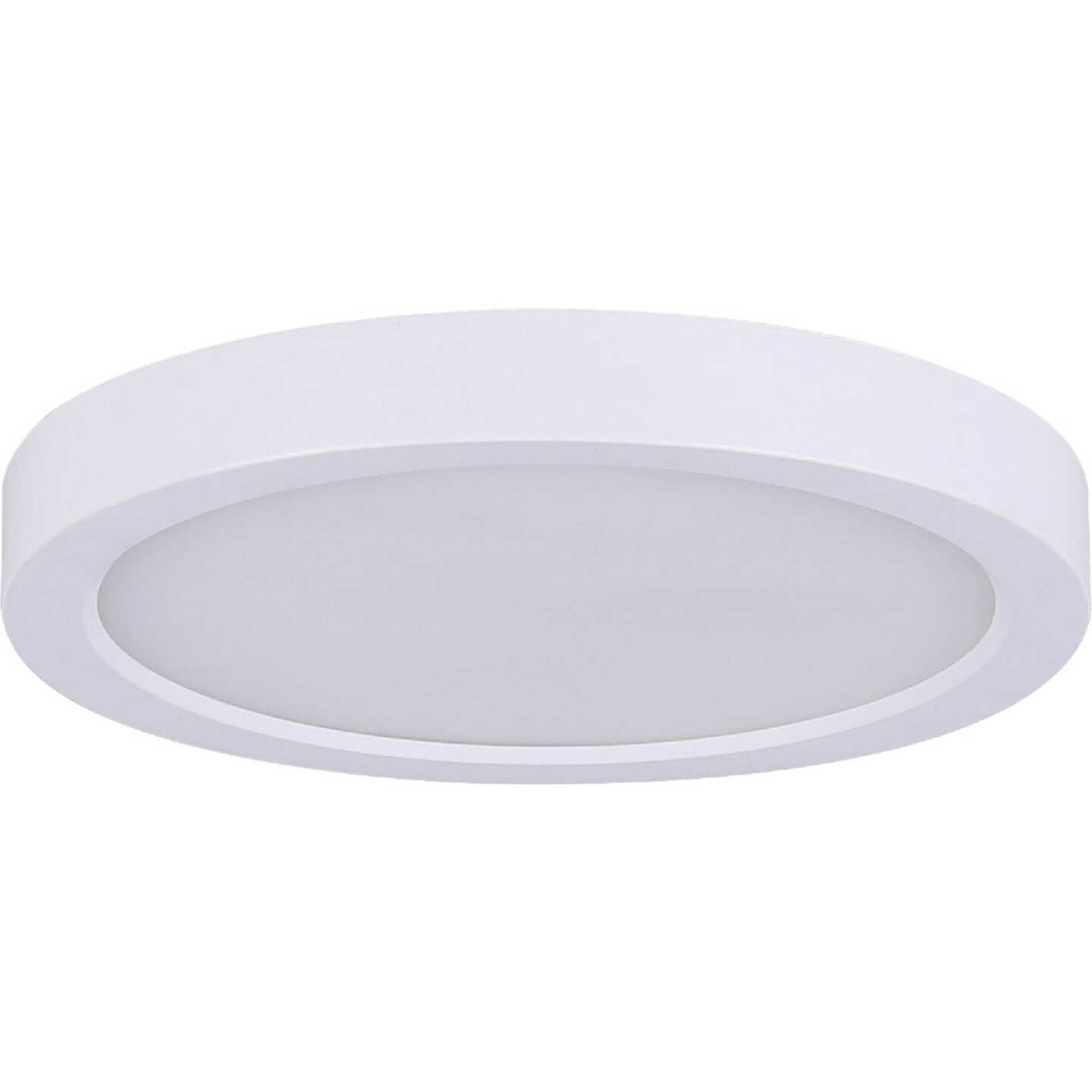 Canarm 11 In. White LED Round Disc Flush Mount Light Fixture Image 1