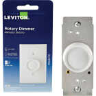 Leviton Trimatron White/Light Almond Rotary Dimmer Switch Image 1