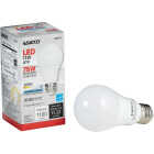 Satco 40W Equivalent Warm White A19 Medium Dimmable LED Light Bulb Image 1