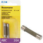 Bussmann 20A ABC Ceramic Tube Electronic Fuse (2-Pack) Image 1