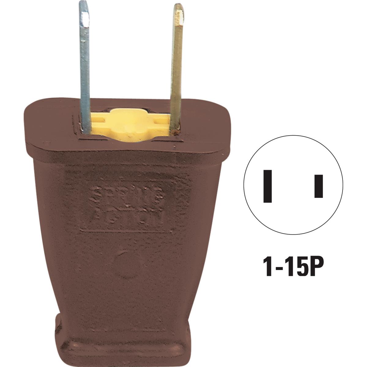 BRN CORD PLUG