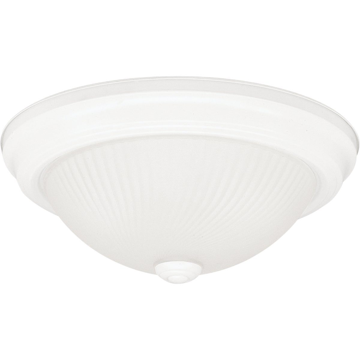 Canarm 11 In. White Incandescent Flush Mount Ceiling Light Fixture