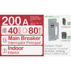Square D Homeline 200A 40-Space 80-Circuit Indoor Value Pack Plug-On Neutral Load Center Image 2