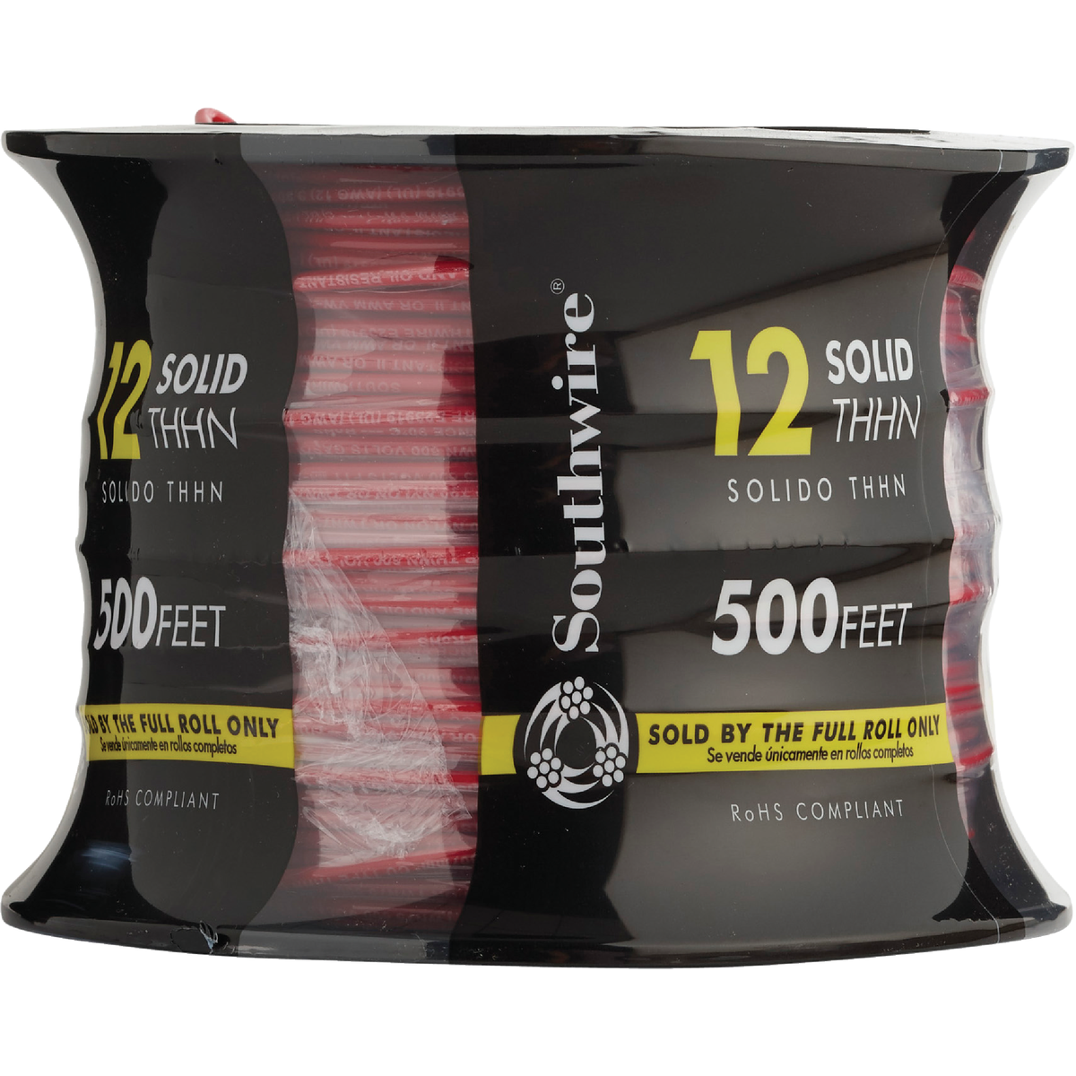 Southwire 500 Ft. 12 AWG Solid Red THHN Electrical Wire Image 2