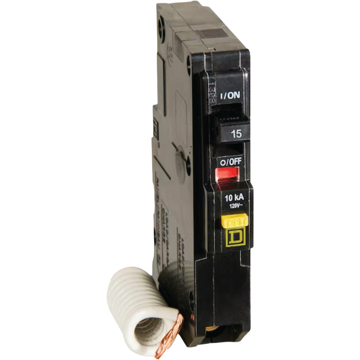 Square D QO 15A Single-Pole Ground Fault Circuit Breaker Image 5