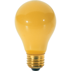 Satco 100W Yellow Medium A19 Incandescent Bug Light Bulb (2-Pack) Image 1