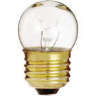 Satco 7.5W Clear Medium Base S11 Incandescent Light Bulb Image 1