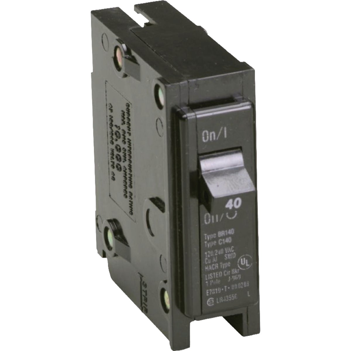 Eaton BR 40A Single-Pole Standard Trip Circuit Breaker