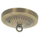 Westinghouse 5-1/8 In. Antique Brass Canopy Kit Image 1