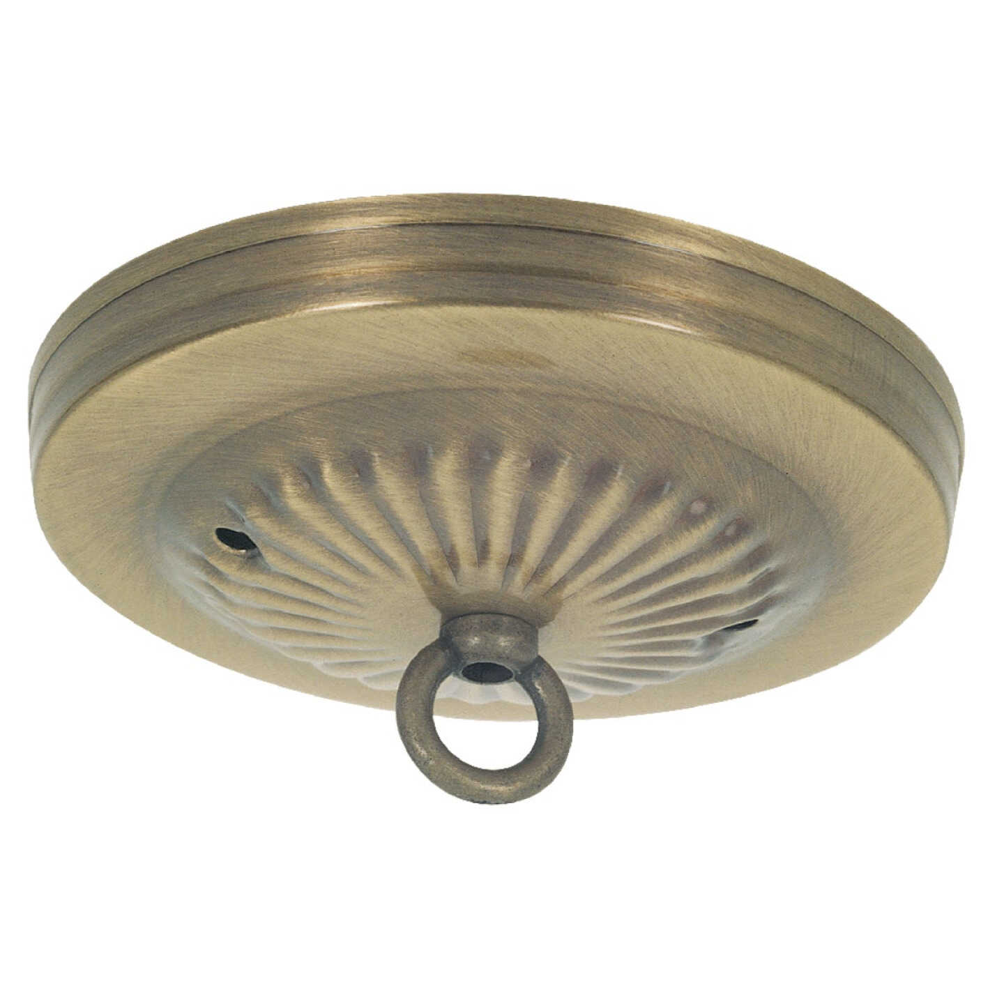 Westinghouse 5-1/8 In. Antique Brass Canopy Kit Image 1