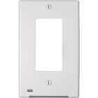Amerelle LumiCover 1-Gang Universal Wallplate with Built-In Night Light, White Image 1
