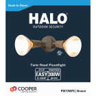 Halo Bronze Dusk To Dawn Incandescent Floodlight Fixture Image 2
