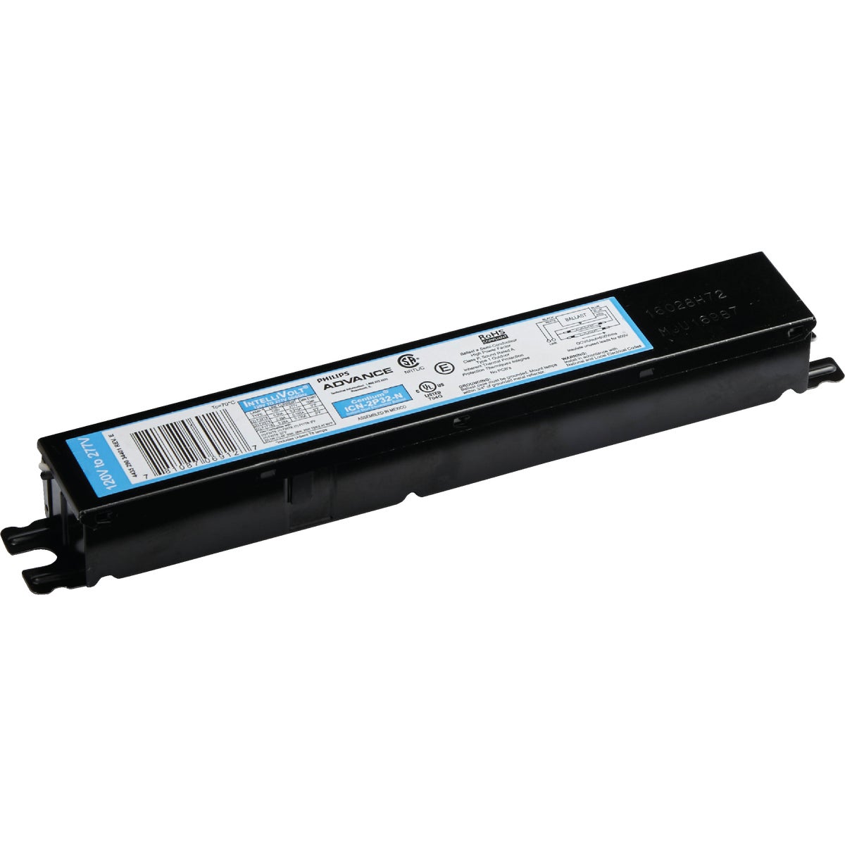 Philips Advance Instant Start 32W 120V/277V 1 or 2 Lamp Electronic Ballast Image 2