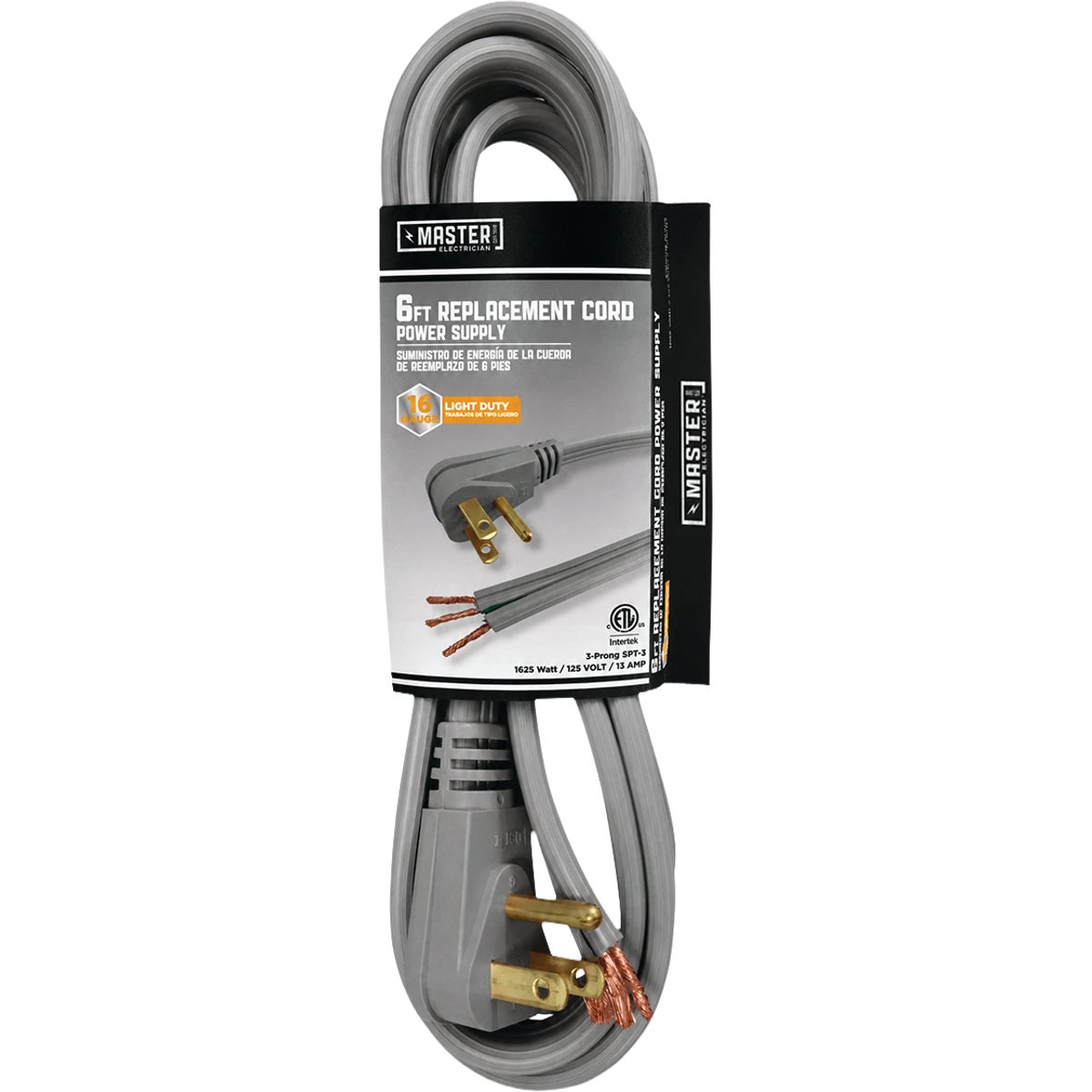 Master Electrician 6 Ft. 16/3 13A Appliance Cord