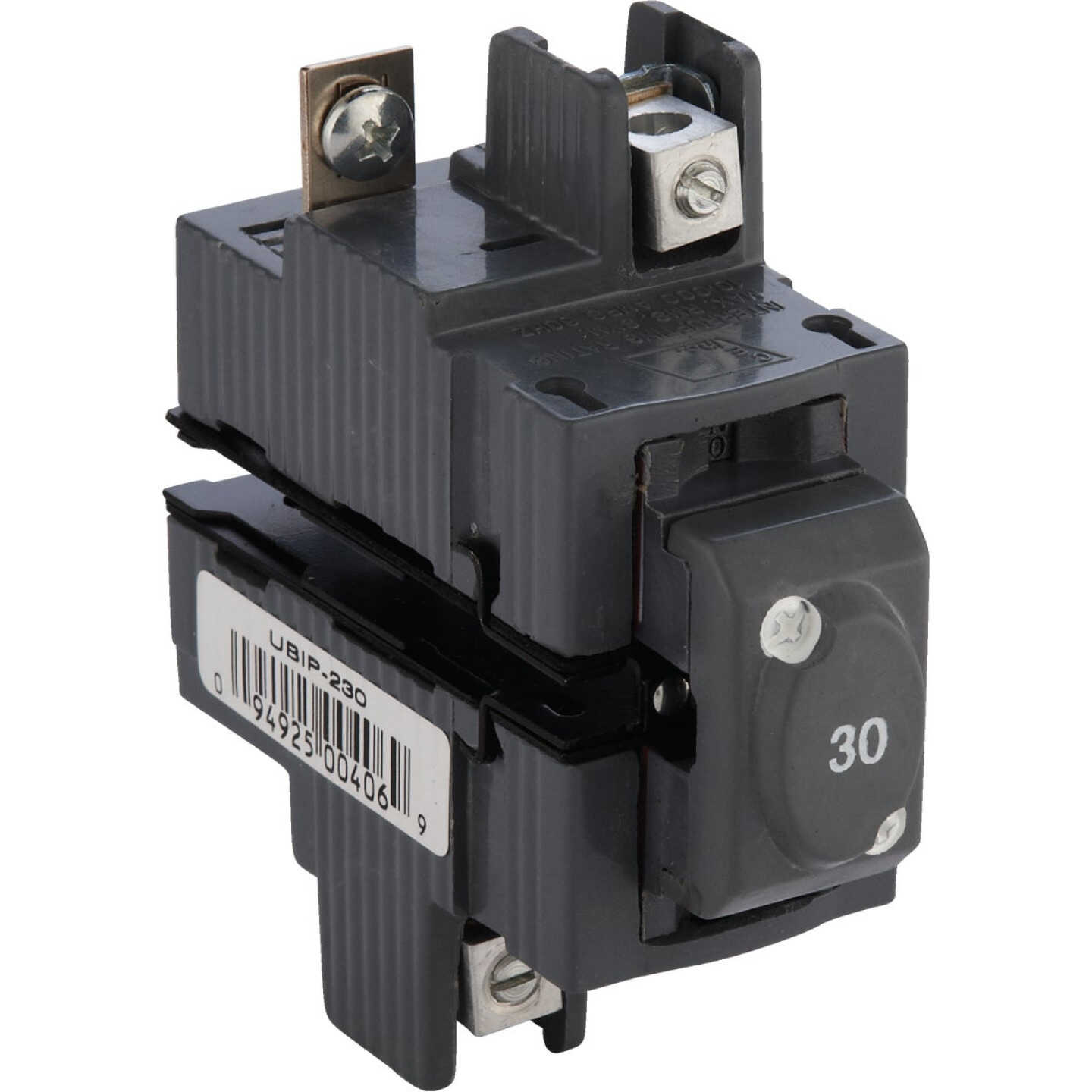 Connecticut Electric 30A Double-Pole Standard Trip Packaged Replacement Circuit Breaker For Pushmatic Image 1