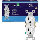 Leviton 15A White 5-15R Duplex Outlet (10-Pack) Image 1
