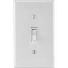 Leviton Residential Grade 15 Amp Toggle Single Pole Grounded Switch, White, (10-Pack) Image 3