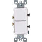 Leviton Single Pole White 15A Duplex Switch Image 1