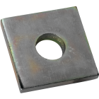 Superstrut 1-5/8 In. Square 3/8 In. Bolt Size Goldgalv Electroplated Zinc Square Washer Image 1