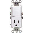 Leviton White 15A Switch & Outlet Image 2