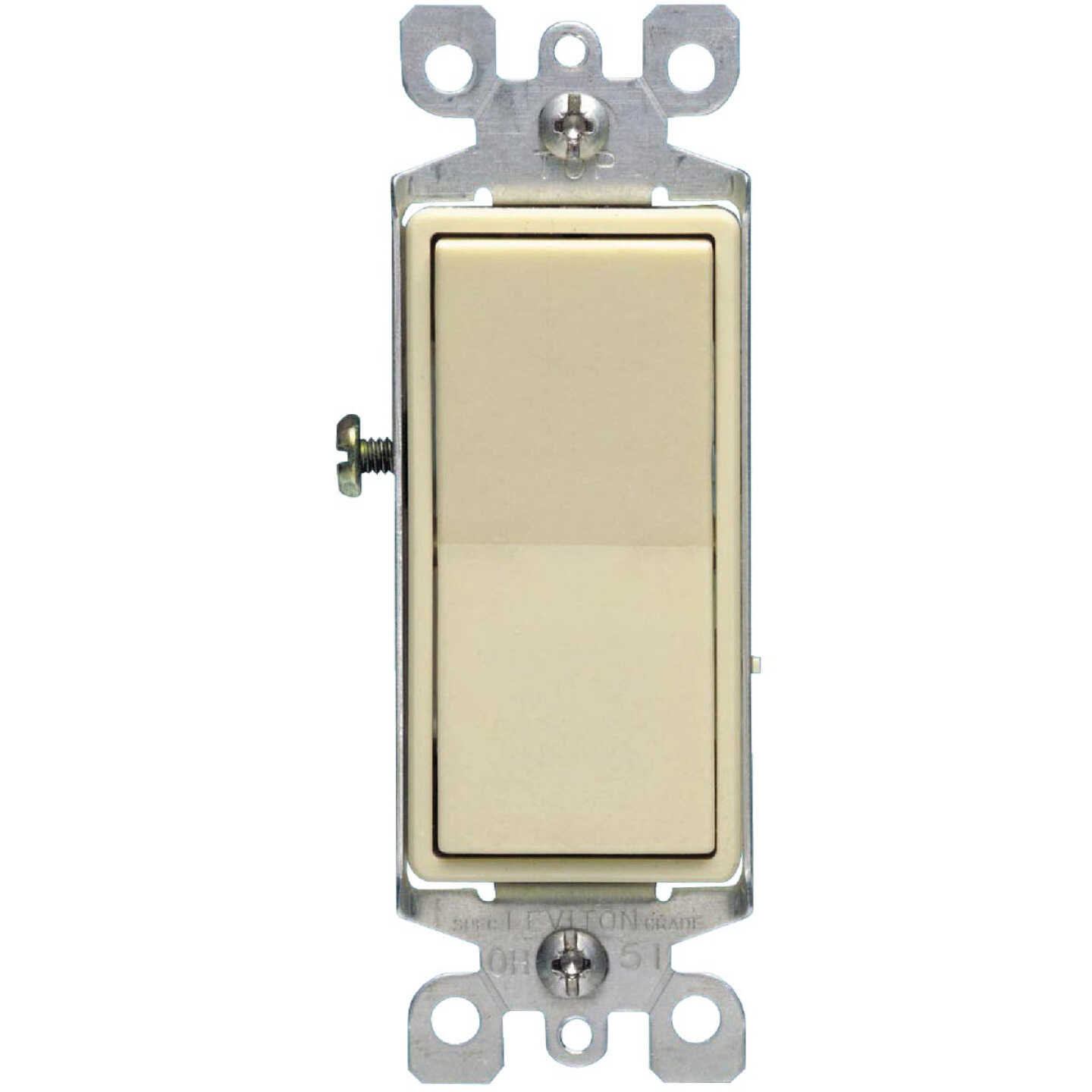 Leviton Residential 15A Ivory Grounded 4-Way Switch Image 1