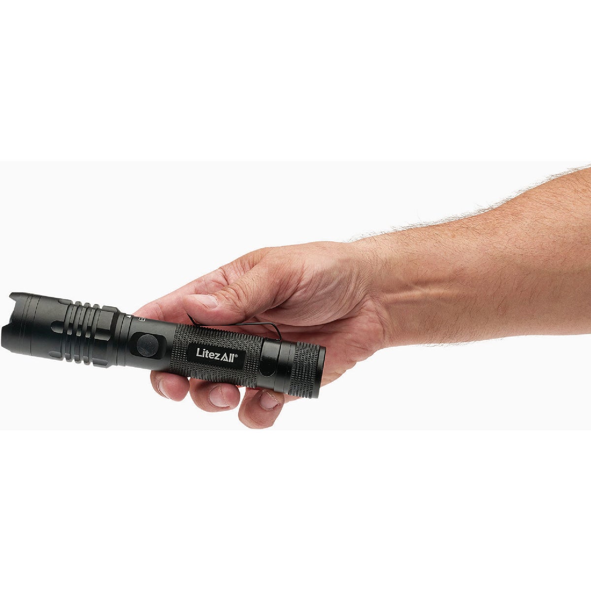 LitezAll 1000 Lm. Rechargeable LED Tactical Flashlight Image 5