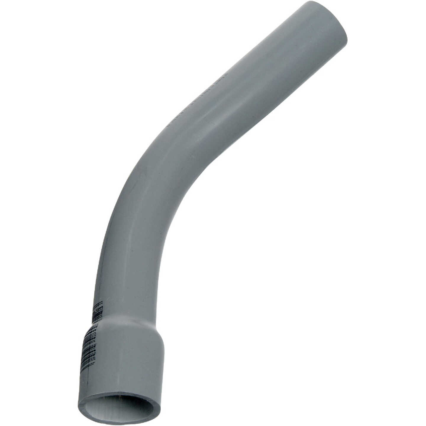 Carlon 1/2 In. Schedule 40 45 Deg Standard Radius Belled End PVC Elbow Image 1