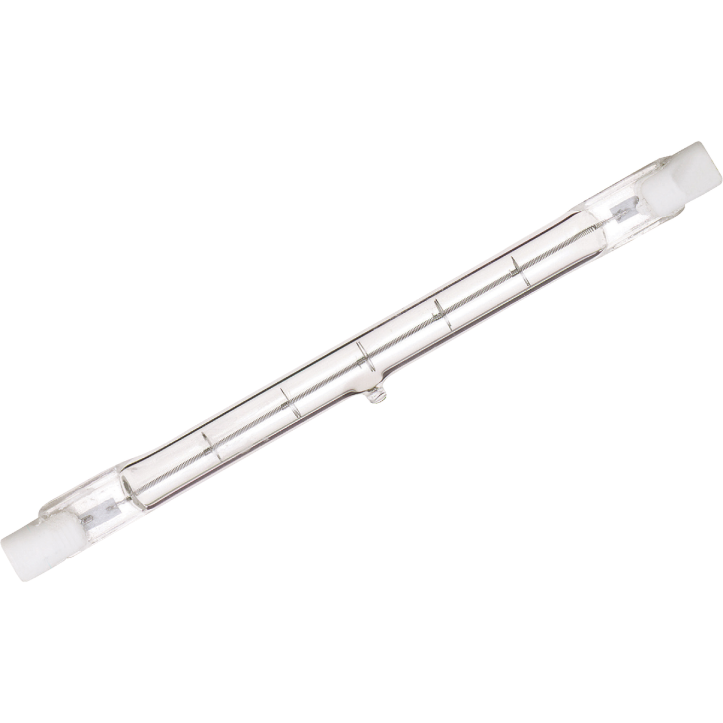 Satco 500W 120V Clear R7S Base T3 Halogen Work Light Bulb Image 1