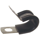 Gardner Bender 1 In. Steel with Rubber Insert Black Cable Clamp Image 1