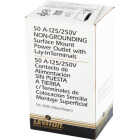 Leviton 50A Surface Mount Black 10-50R Non-Grounding Range Power Outlet Image 3