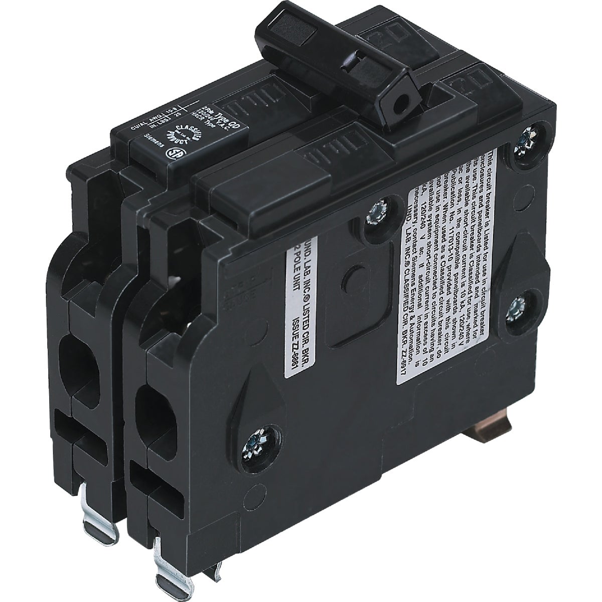 Connecticut Electric 50A Double-Pole Standard Trip Packaged Replacement Circuit Breaker For Square D
