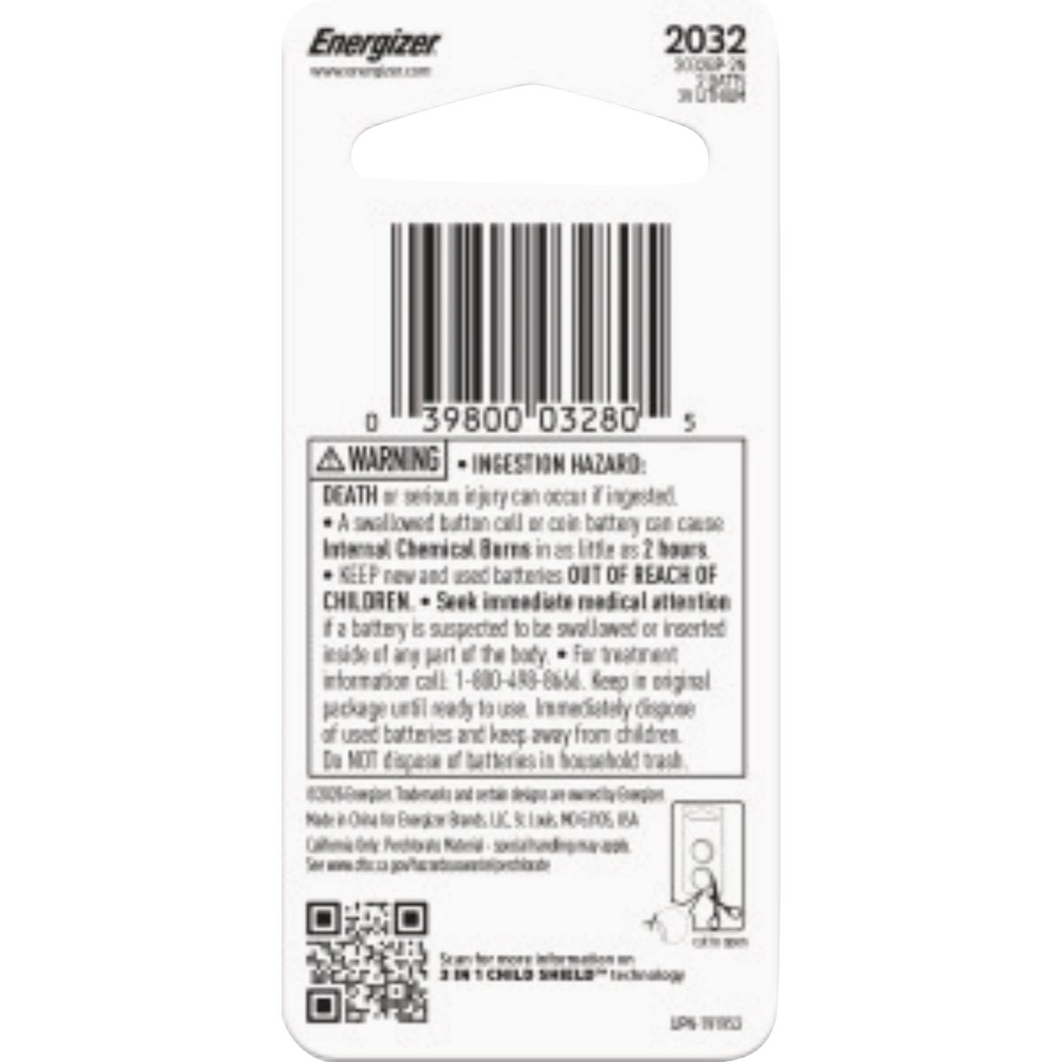 Energizer 3V Lithium Battery (2-Pack) Image 3