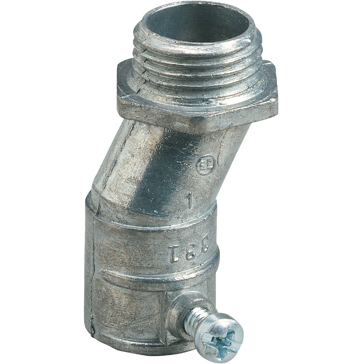 Halex 1/2 In. Set Screw 3/8 In. Offset EMT Conduit Connector Image 1