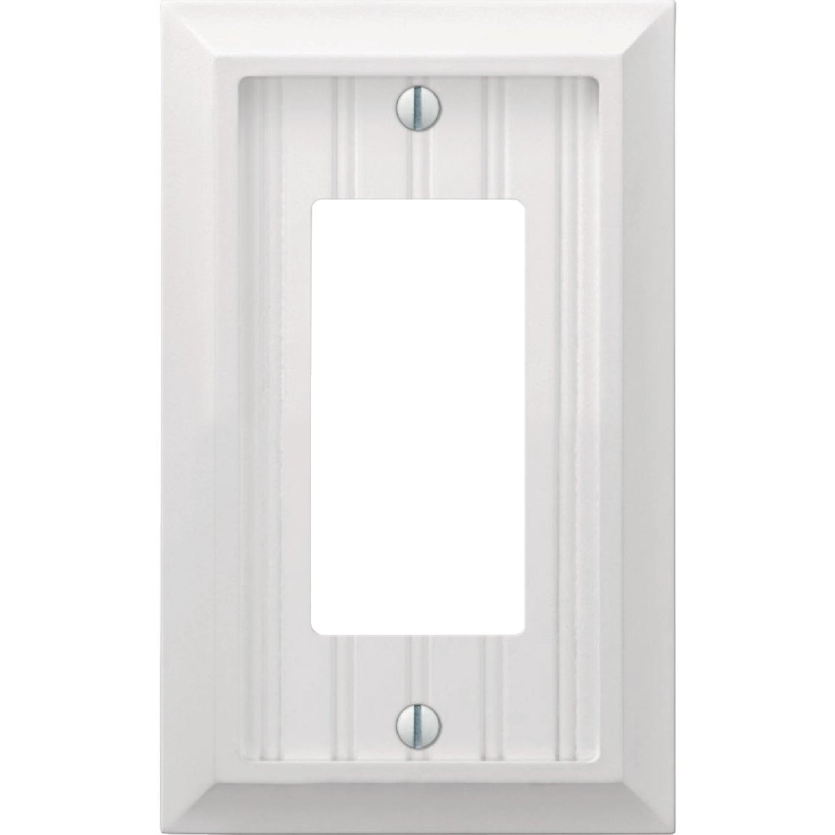 Amerelle Cottage 1-Gang White Wall Plate