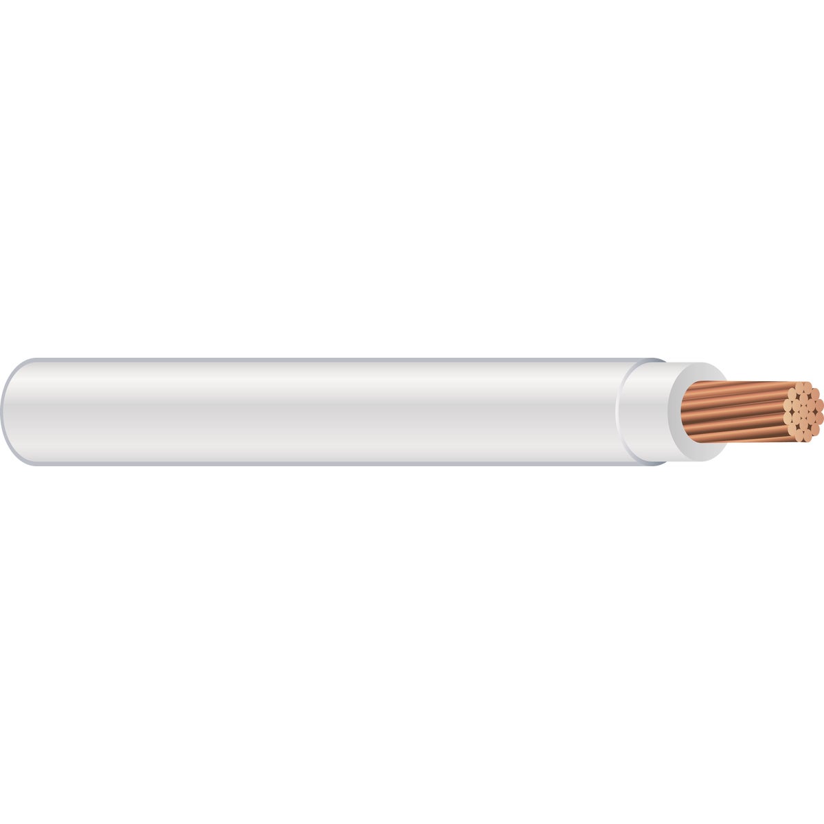 Southwire SIMpull 500 Ft. 6 AWG Stranded White THHN Electrical Wire