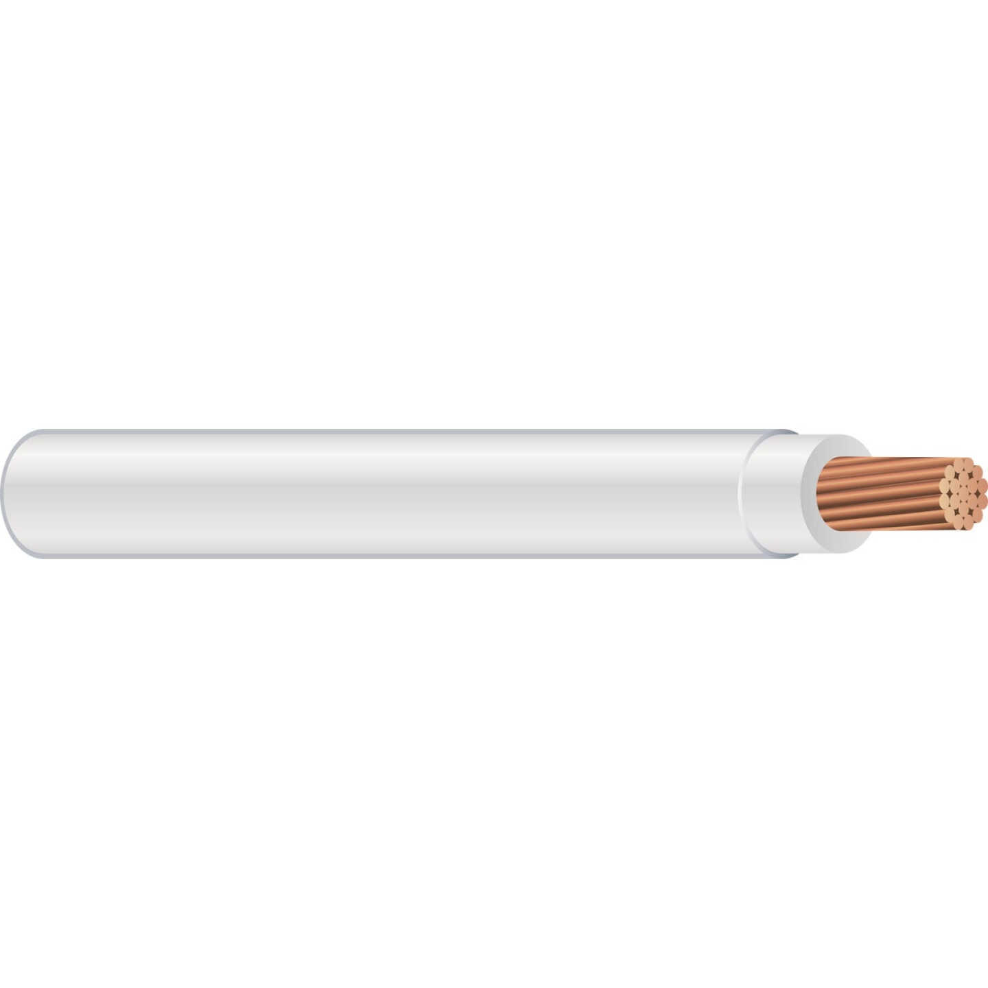 Southwire SIMpull 500 Ft. 6 AWG Stranded White THHN Electrical Wire Image 1