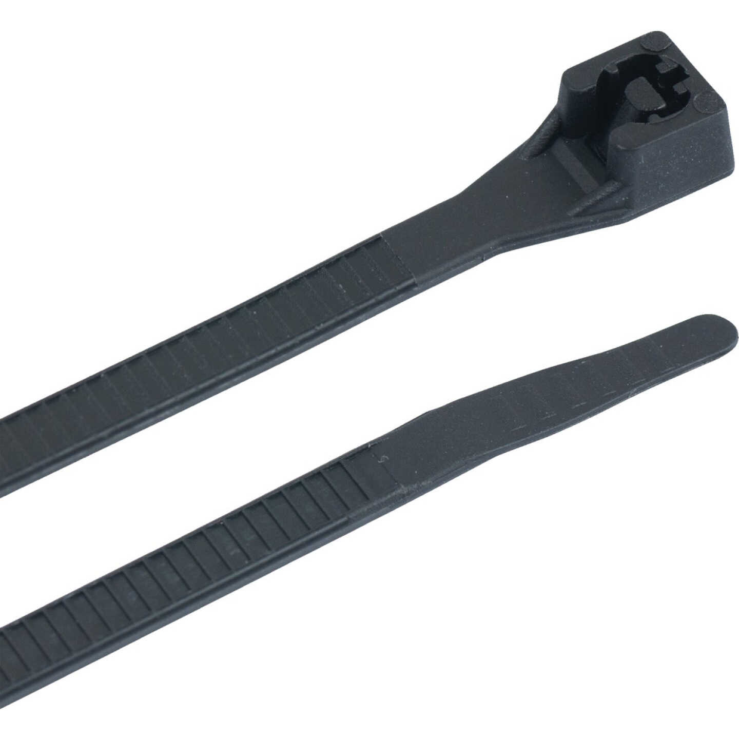Gardner Bender 4 In. x 0.095 In. Black Nylon Ultra Violet Cable Tie (100-Pack) Image 1