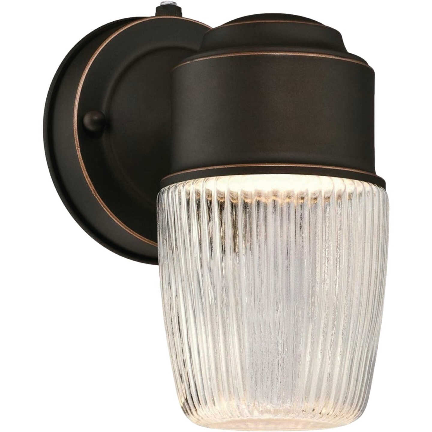 Westinghouse 1-Light Oil Rubbed Bronze Dusk to Dawn LED Outdoor Wall Fixture Image 1
