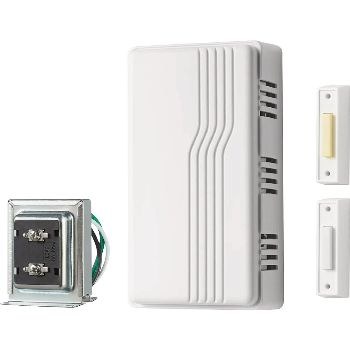 Heath Zenith White Plastic Wired Contractor Doorbell Kit