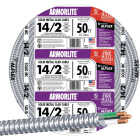 Southwire 50 Ft. 14/2 MC Armored Cable Electrical Wire Image 1